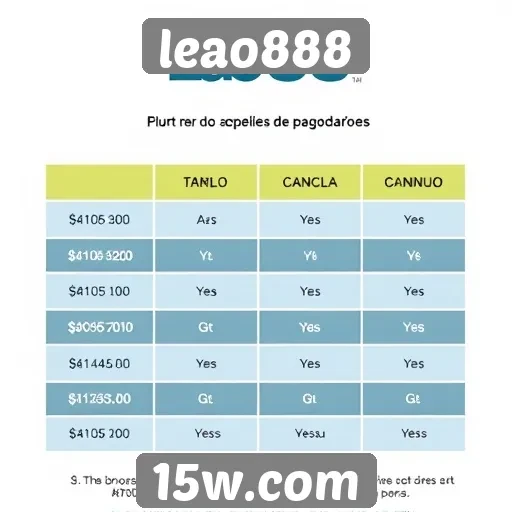 Comparativo de bônus oferecidos pelo leao888
